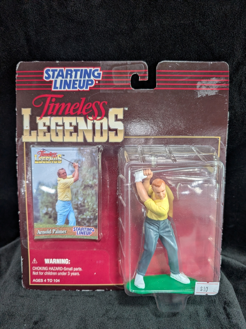 Timeless Legends Arnold Palmer Yellow Golf Figure
